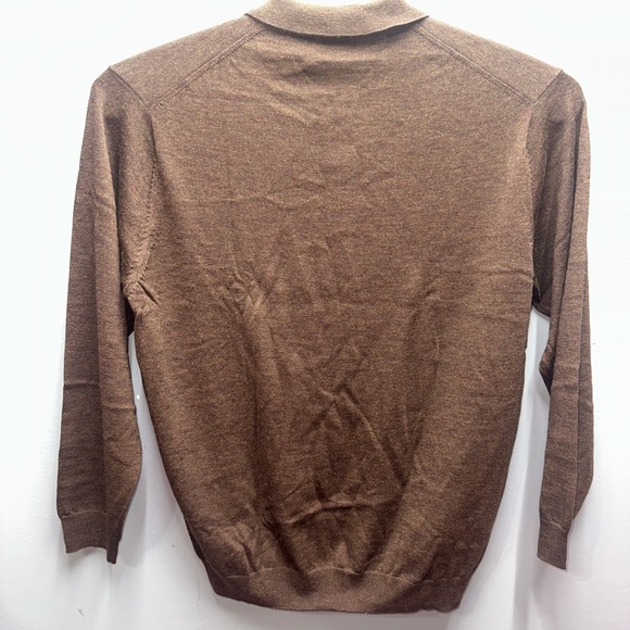 Jos A Bank Mens XL Brown Merino Wool Signature Collection Sweater Long Sleeve - Picture 5 of 5